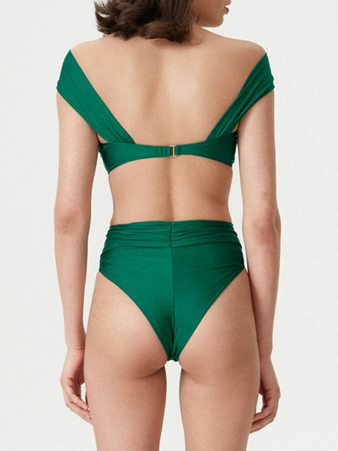 Designer Bikini Vintage Women Two Pieces Swimsuit Cover Up Holiday Beachwear Designer Bathing Suit Summer Surf Wear