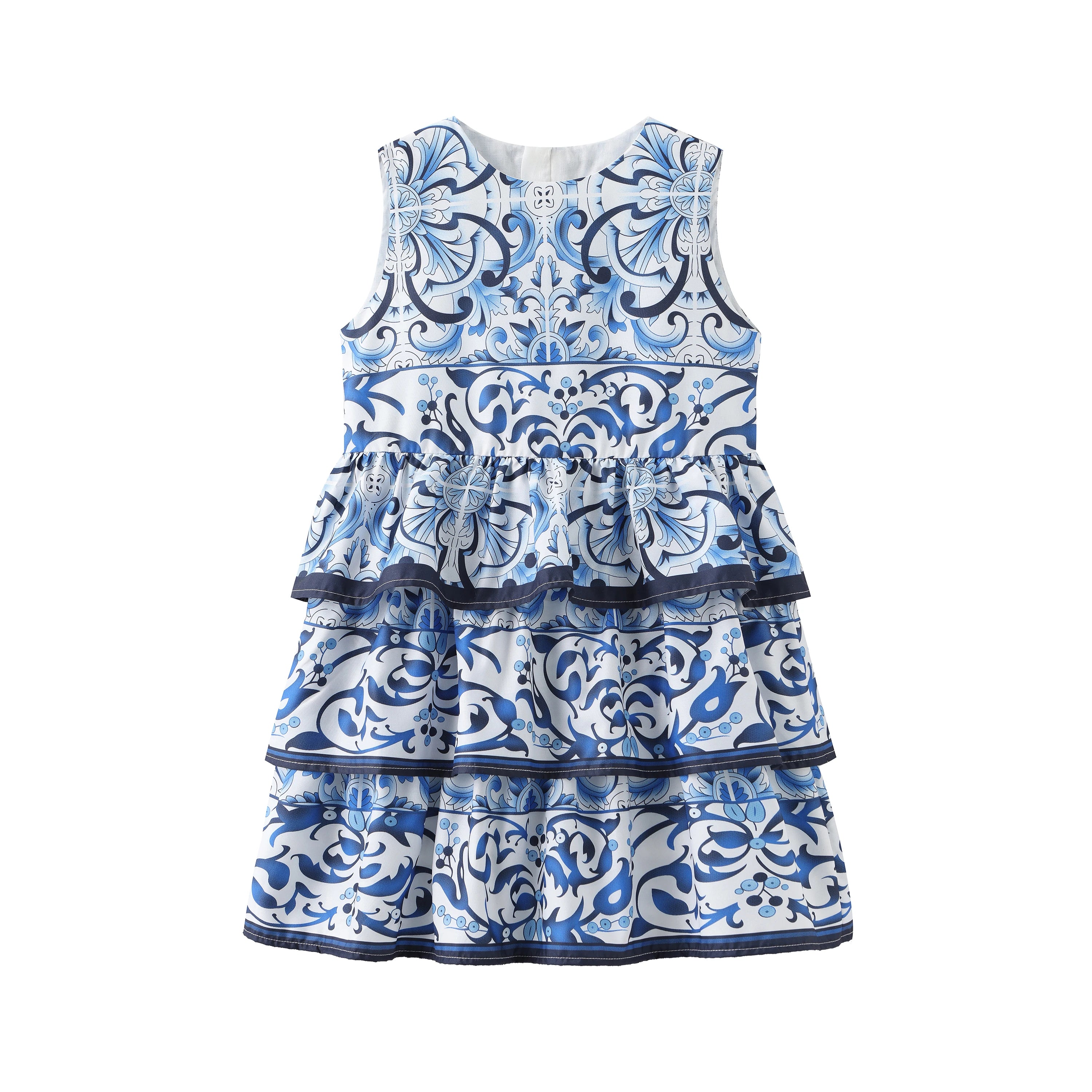 Long Sleeve Dress Girl Dress 2024 Autumn Winter Floral Print Toddler Girl Dresses Kids Clothes Children Dress with Bag 763