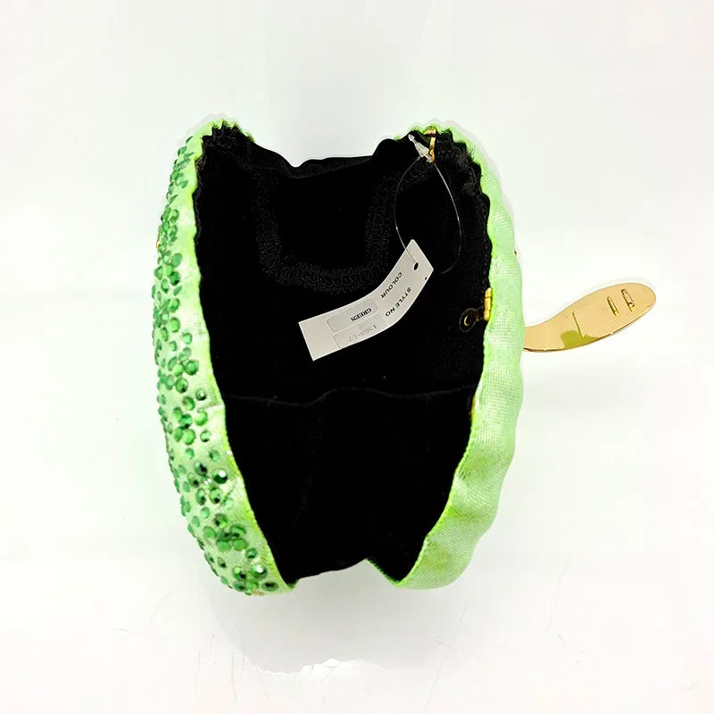 Shell Design Full Diamond Bag Clutch Bag Fashion Handbags Hot Selling Party Bag Rhinestone Decoration Banquet Bag