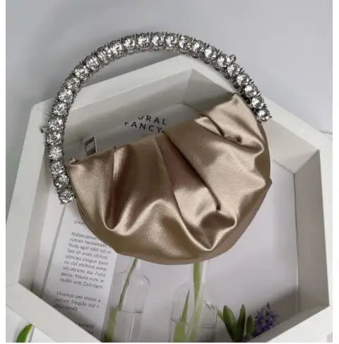 Designer Rhinestones Clutch Purse Bag for Women Handle Bag Leather Shoulder Bag Purse Shiny Crystal Purses and Handbag 22