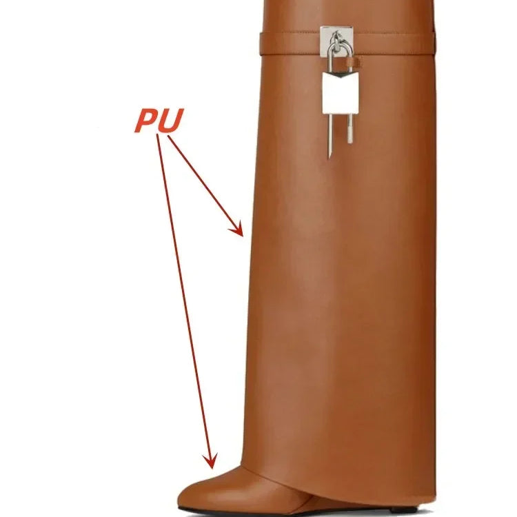 European and American Metal Lock Fasteners for High Tube Skirts, Boot Slopes, Leg Sleeves, Knee Length Boots, Platform Boots