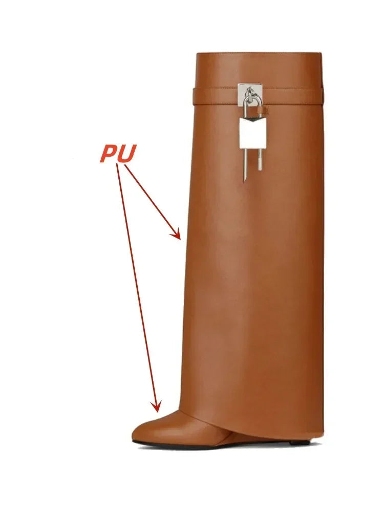 European and American Metal Lock Fasteners for High Tube Skirts, Boot Slopes, Leg Sleeves, Knee Length Boots, Platform Boots