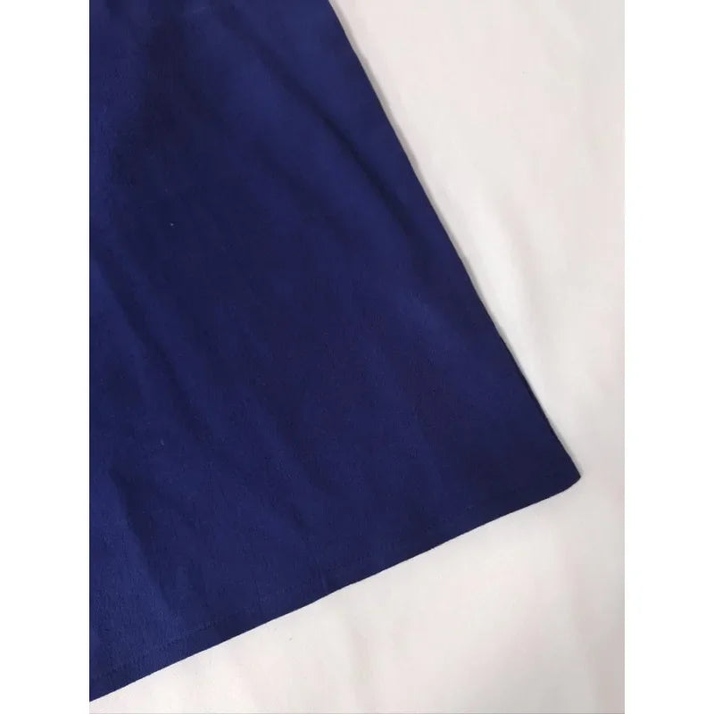 Plus Size New Women's Summer Fashion Linen Solid Color Shirt Set Long Sleeve Loose T-shirt Wide Leg Pants Casual Two-piece Set