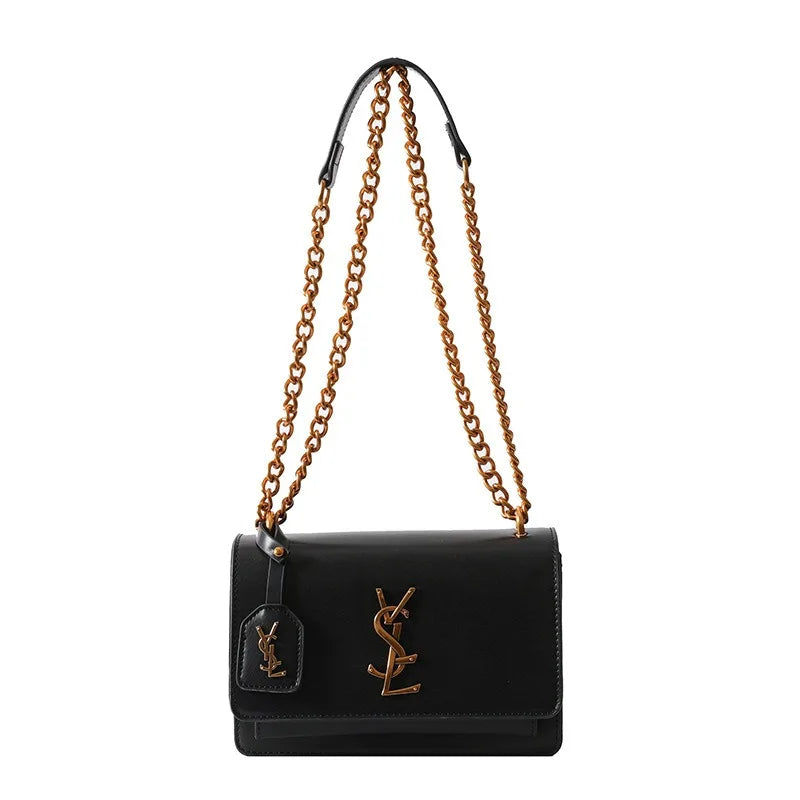 High quality women's bag crossbody bag large capacity texture single shoulder small square bag chain commuting phone bag