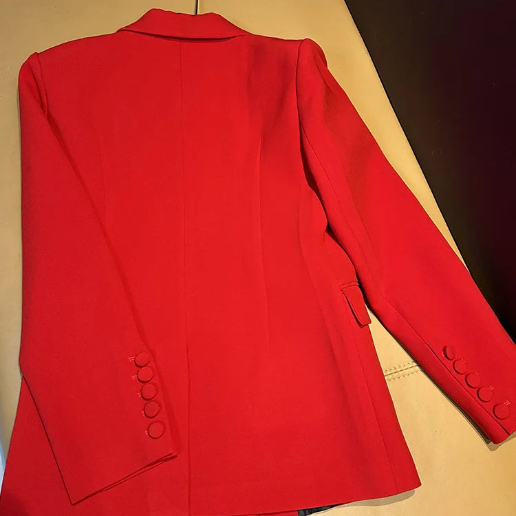 Clearance Sale Price Blazer S-XXXL Red White Black Purple Fashion Women's Blazer Outfit