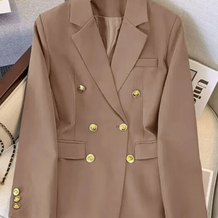 Blazer for Women Spring Autumn New in Slim Korean Fashion Outerwears Loose Women's Jacket Office Lady Women Blazer Coats