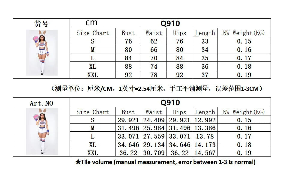 Space Lola Bunny Rabbit Cosplay Costume Rabbit Bunny Jam Costumes Women Girls Halloween Party Clothes Tops Shorts Outfit Set