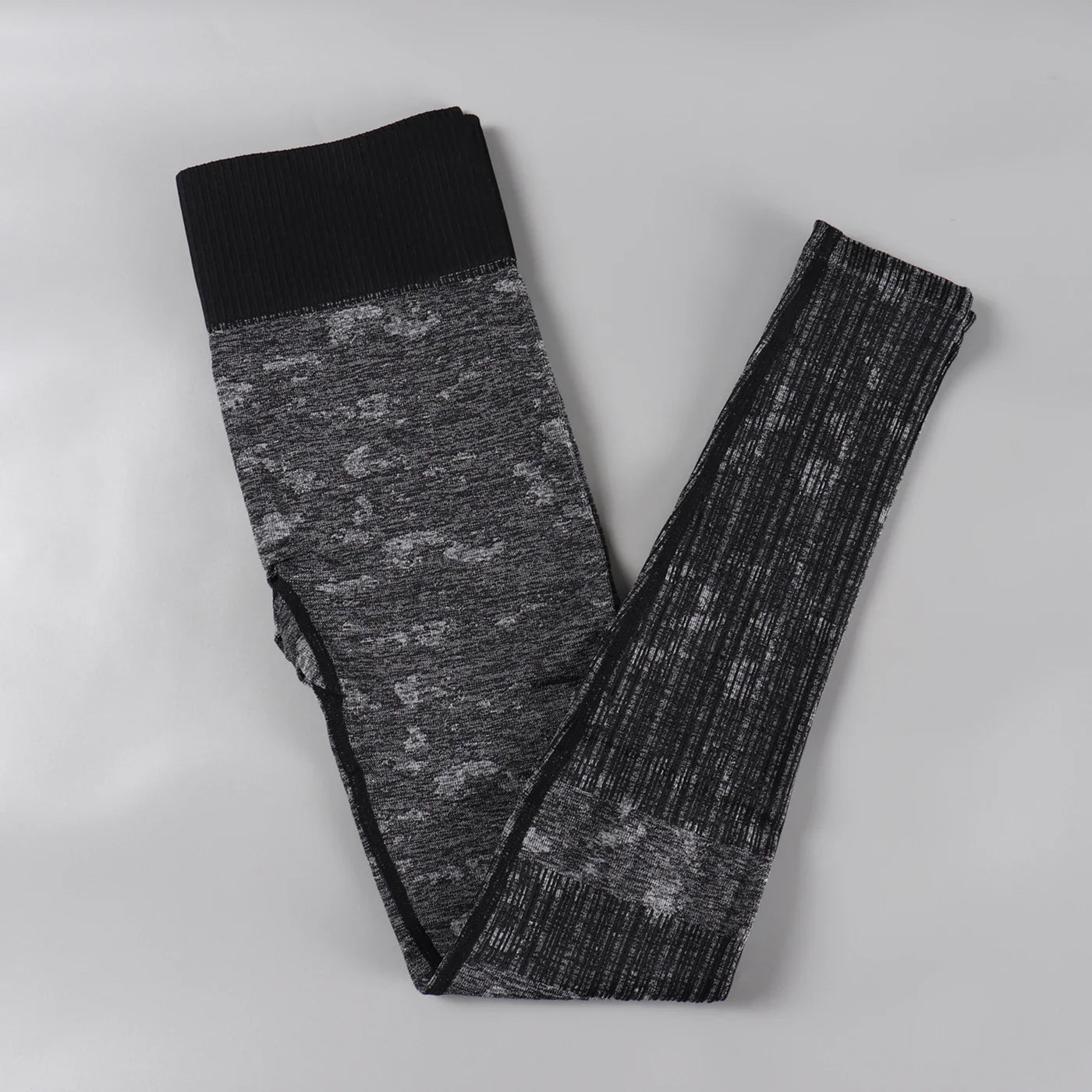 Rid Seamless Yoga Set Women 2pcs Two Piece Long Sleeve Crop Top T-Shirt Leggings Outfit Clothes Gym Wear Fitness Suit Sport Sets Upgrade Leggings