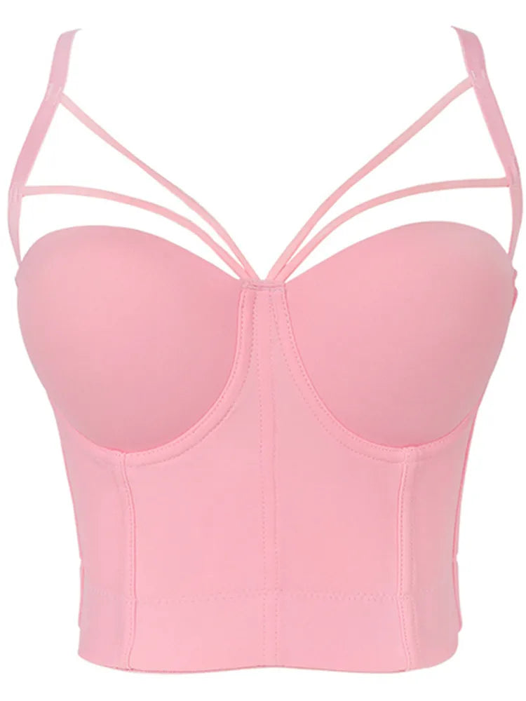 5 Colors Women Sexy Designer Summer V Neck Nude Black White Red Pink Cotton Camisole Tops Ladies Camis Crop Tops