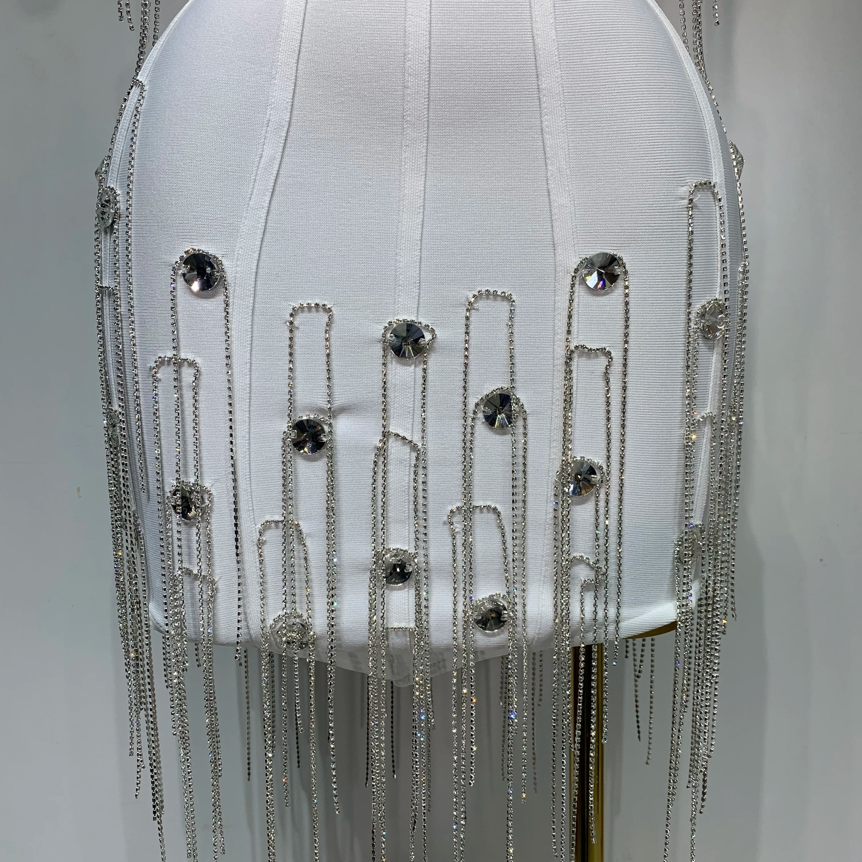 Women Sexy Backless Spaghetti Strap Bodycon Sleeveless Bandage Dress 2025 Elegant Prom Gown Club Evening Party Birthday Dresses