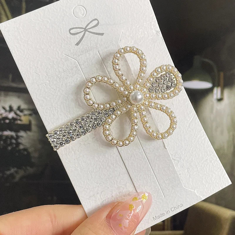 Simulated Pearl Hair Clips For Women Korean Women Hairpins Girl Geometric Hair Barrettes Fashion Hairgrip Hair Accessories Set 37