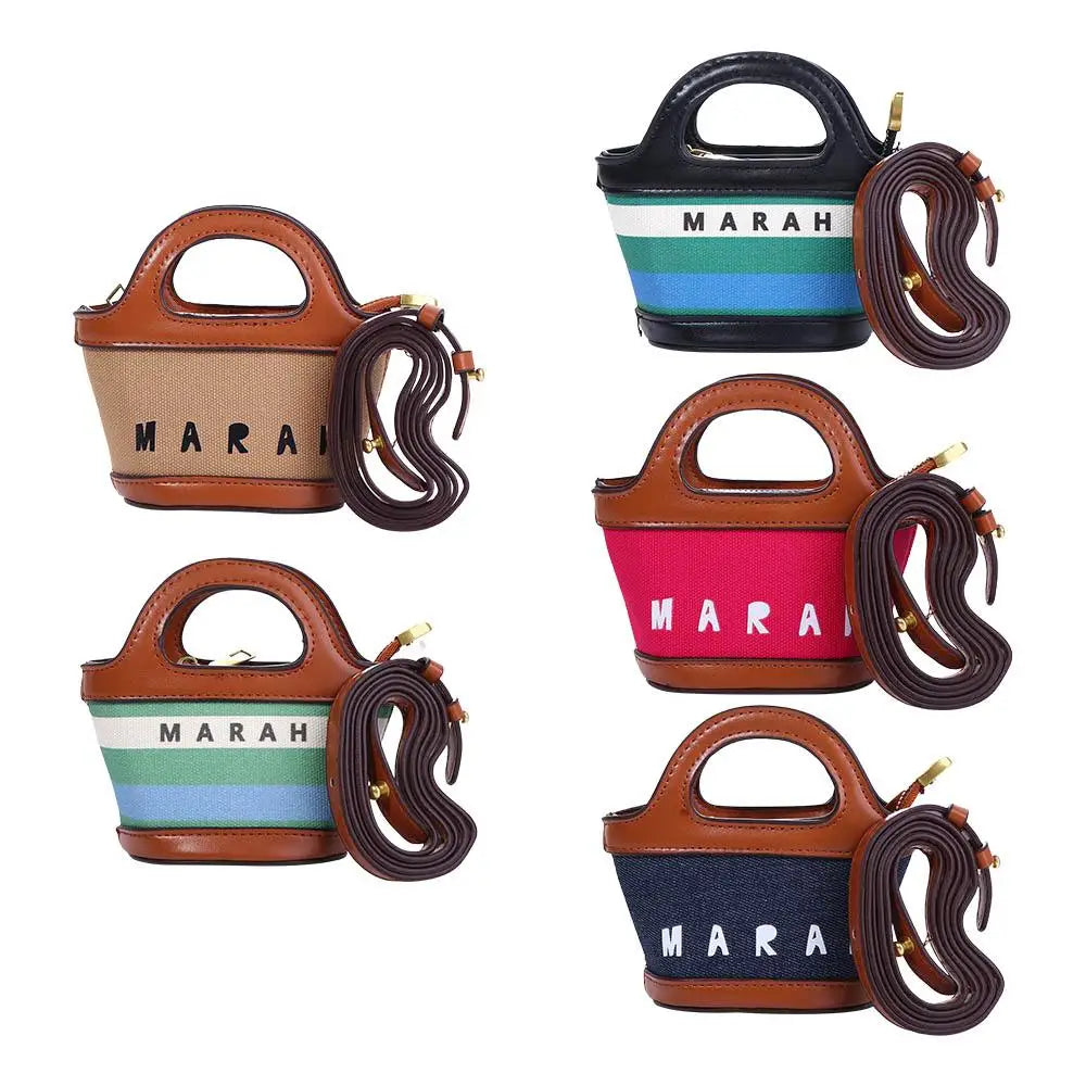 Women Crossbody Bags Fashion Catwalk Style Korean Mini Color Contrast Children's Handbags Coin Purse