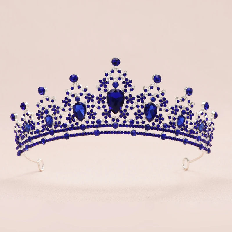 Bridal Headwear - A Golden Lady Fashion Wedding Princess Imitation Pearl Classic Tiaras Girl Luxurious Birthday Crown TS-0003-C