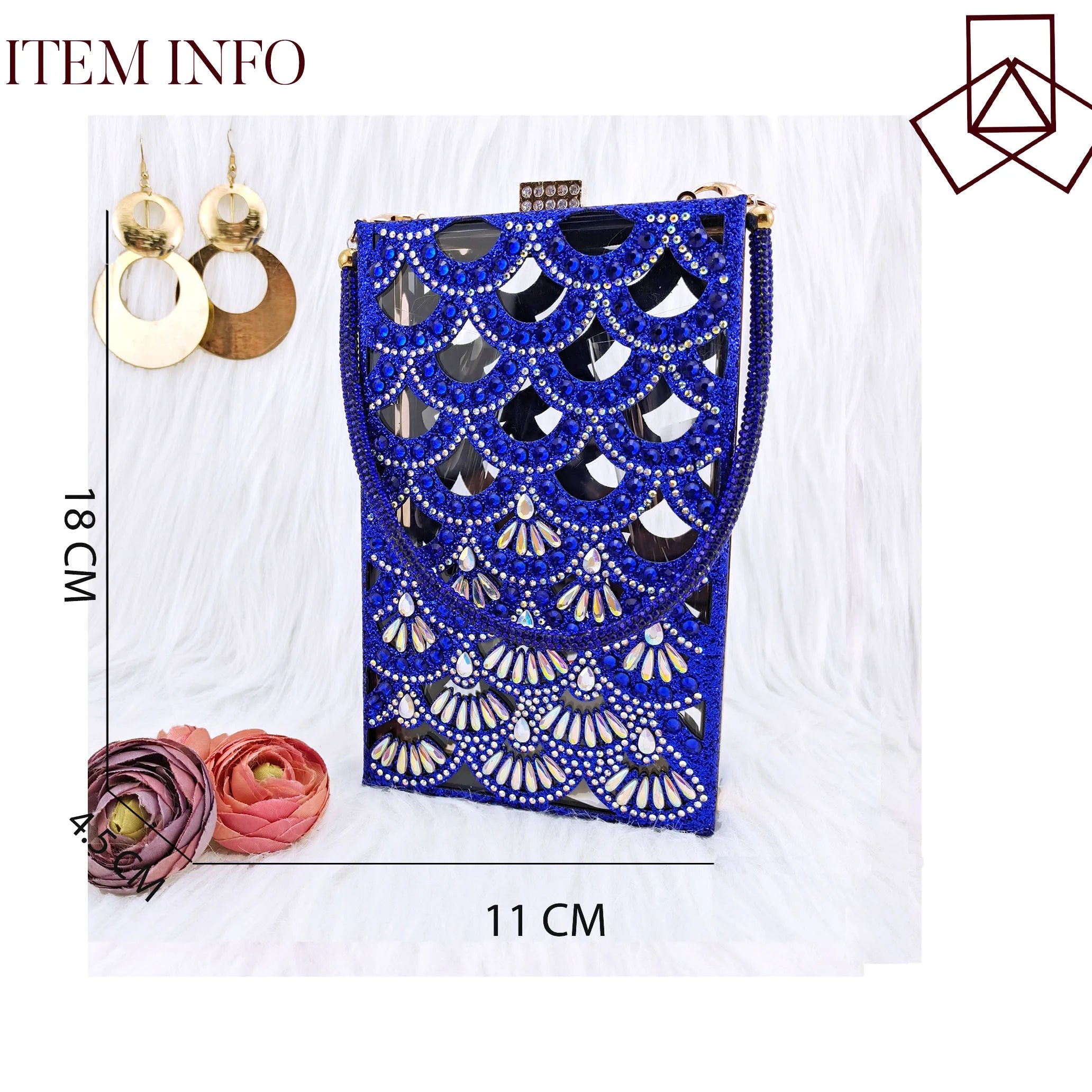 Hollowed Out Shoe Bag Design With Shiny Rhinestone Decoration Wedding Party Sandals High Heels