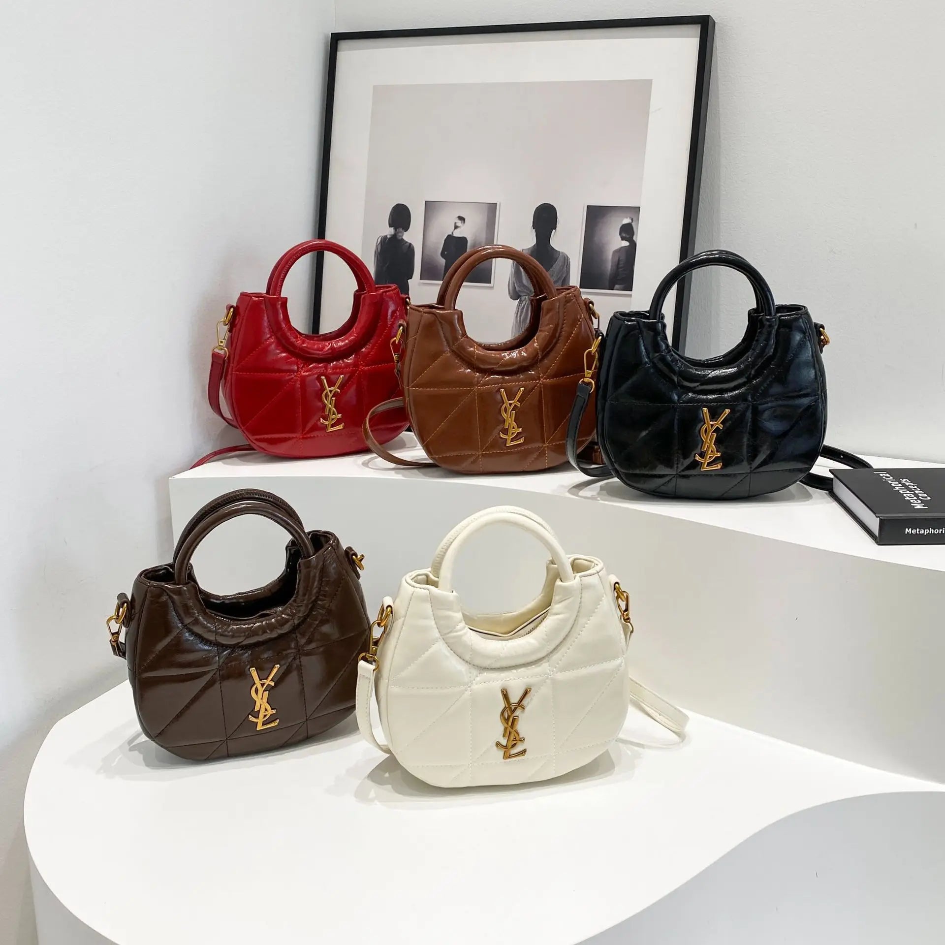 ‌2025 Trendy Korean Shoulder Bag - Women's Casual Tote, Vintage Crossbody Purse