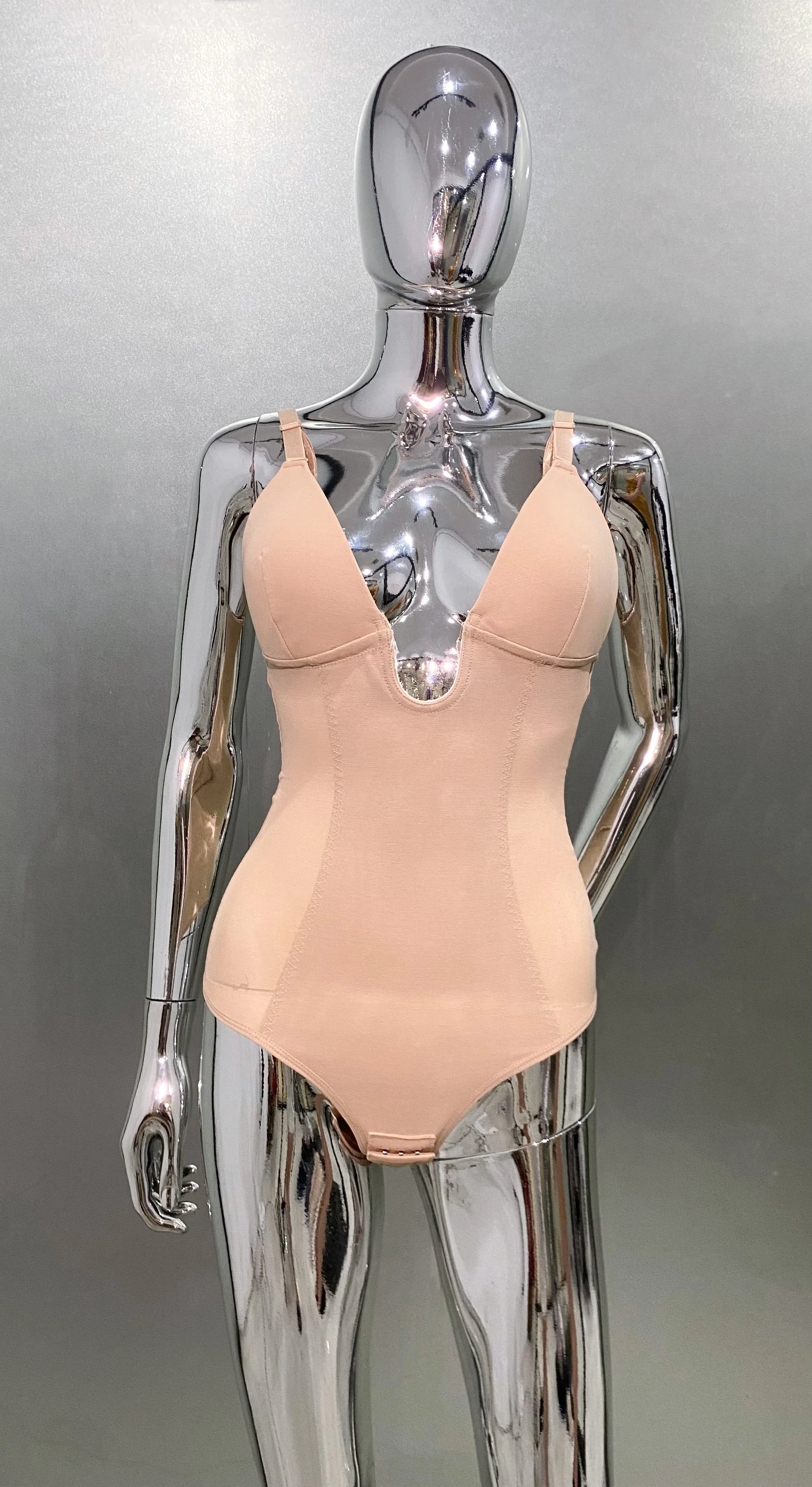 2 Color Woman Bodycon Body shaping  Jumpbady Shapewear Evening Dress Under Wear Club Party Outfit Stage Performance Costume