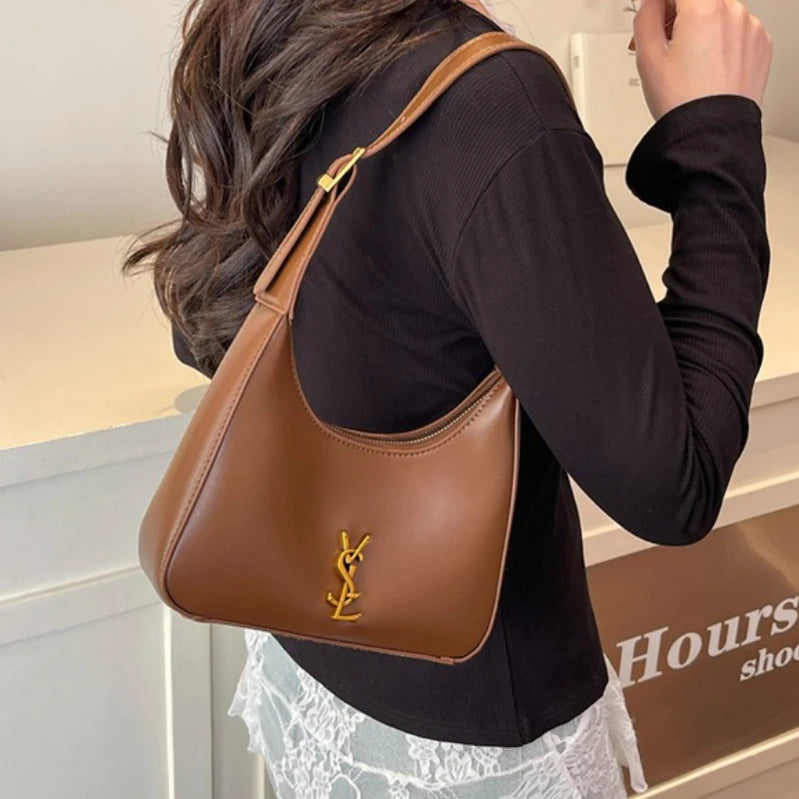 Exclusive Designer Shoulder Bag 2025 New, Versatile Women's Top Handle Tote & Underarm Purse, Vintage Style Crossbody Bag