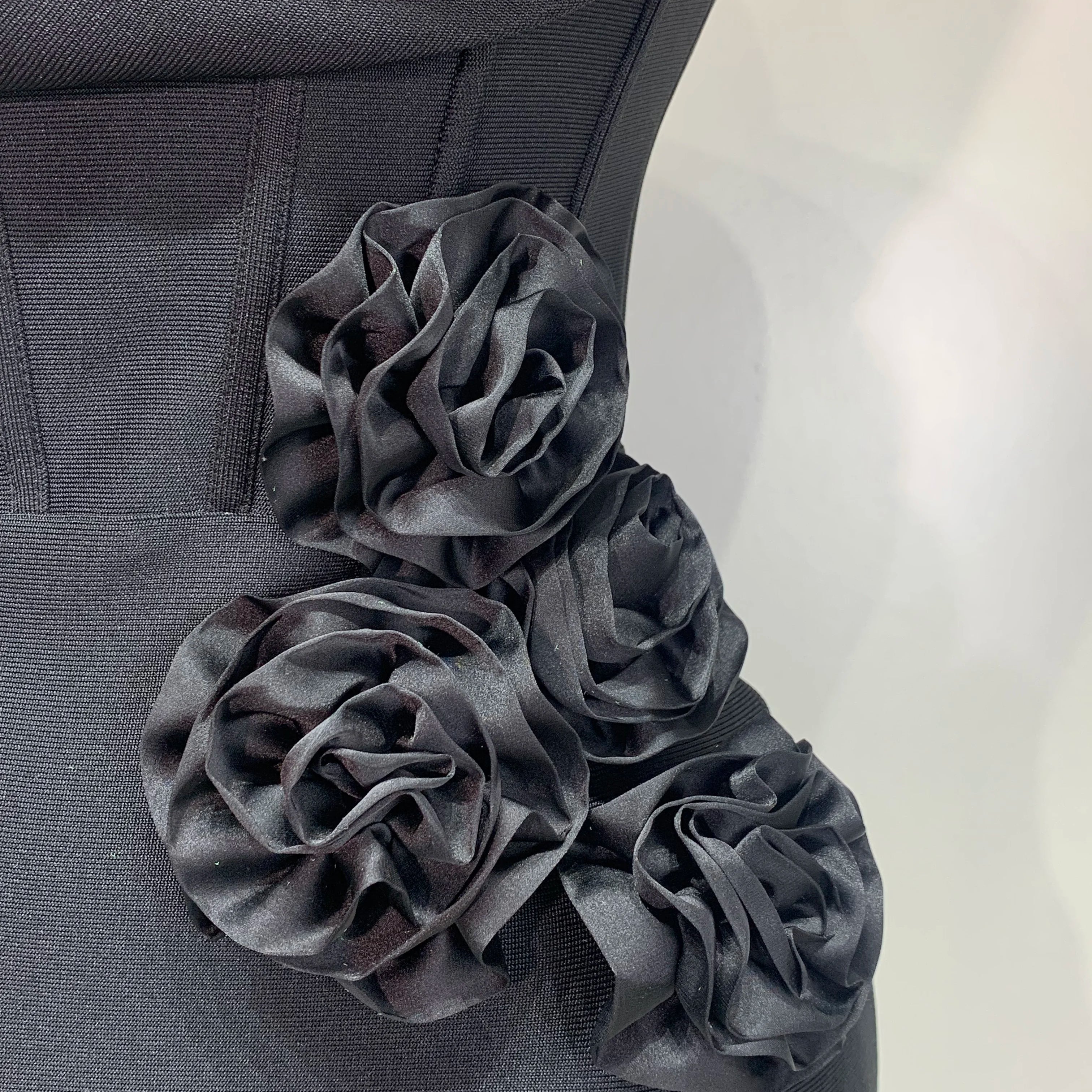 Women Sexy Strapless Florals Strapless Bodycon Bandage Dress Celebrity Elegant Festival Celebrate Evening Party Birthday Dresses