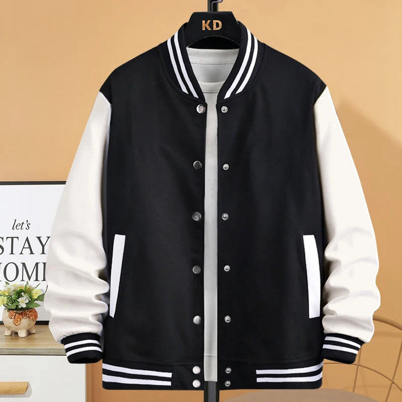 Everyday Is A Second Chance Women Jacket Autumn Loose Baseball Uniform Harajuku Fleece Clothes Fashion Pocket Button Overcoat