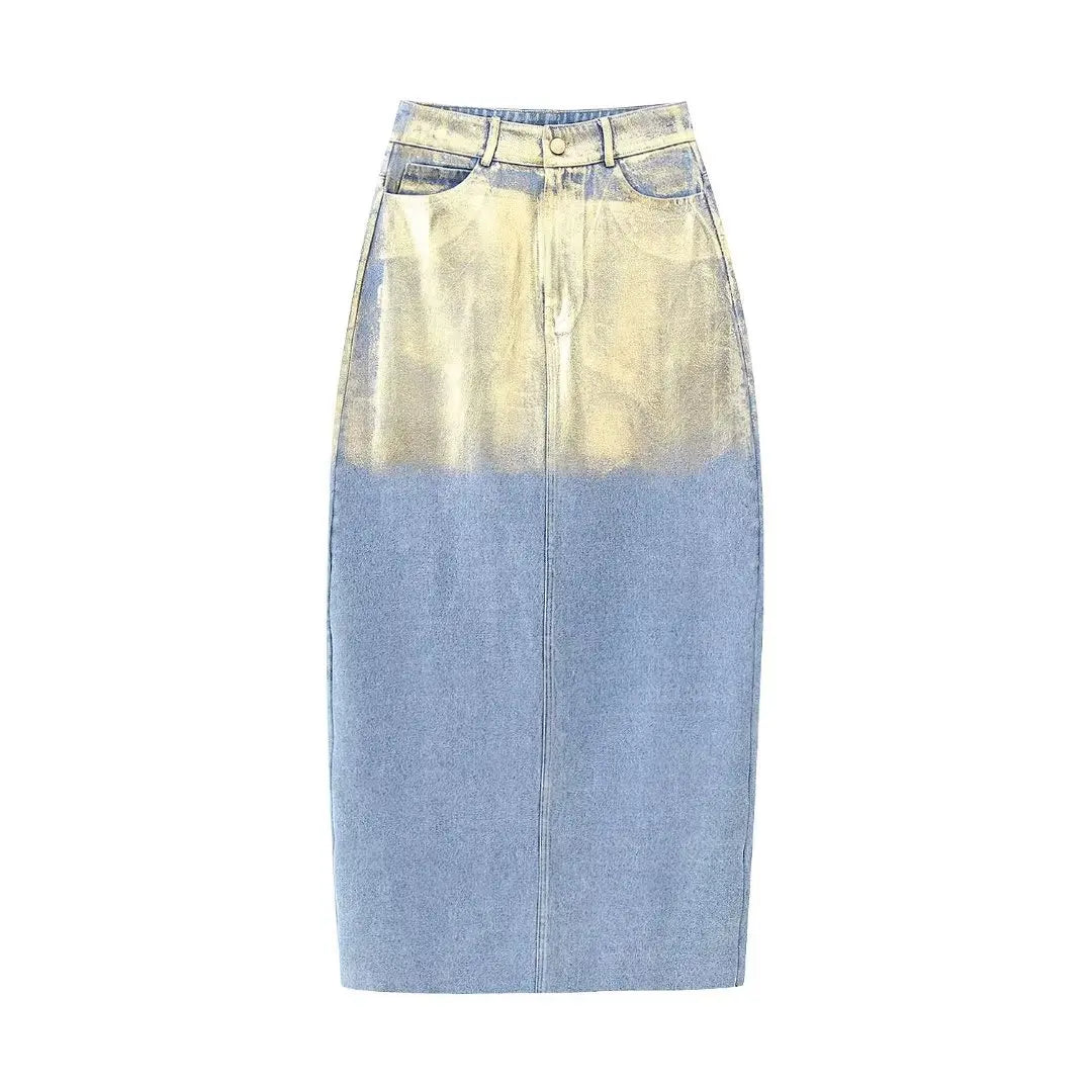 Tie Dye Fashion Denim Jackets For Women Lapel Long Sleeve Single Breasted Cropped Coat Women's Jacket Streetwear Coats Y2k Tops Denim 02