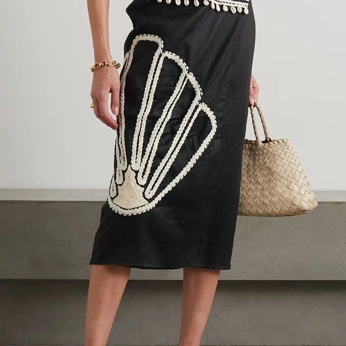 White Simple Print Fashion Bikini Swimsuit Two Pieces Tankini Women Holiday Beach Dress Patchwork Women String Bathing Suit WHITE