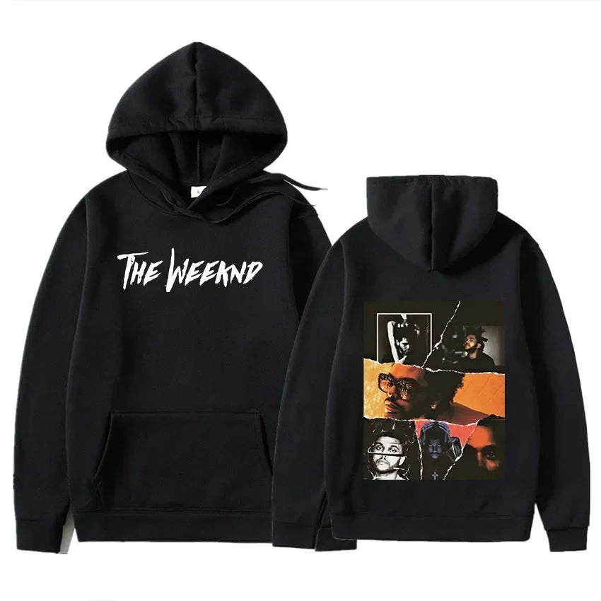 Retro The Weeknd Graphic Hoody After Hours Til Dawn Print Oversized Sweatshirt Men Women Hip Hop Rock Hoodies Gothic Streetwear 750