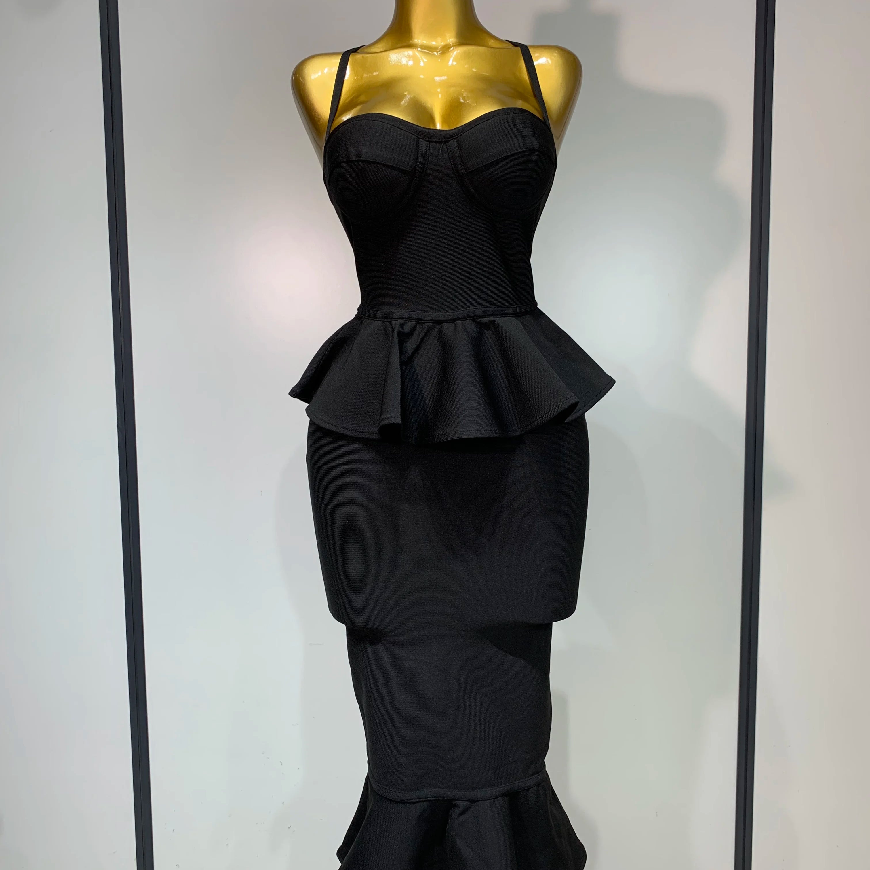 Women Sexy Backless Tierred Bodycon Bandage Dress 2025 Celebrity Elegant Evening Party Club Wedding Dress Birthday Vestido