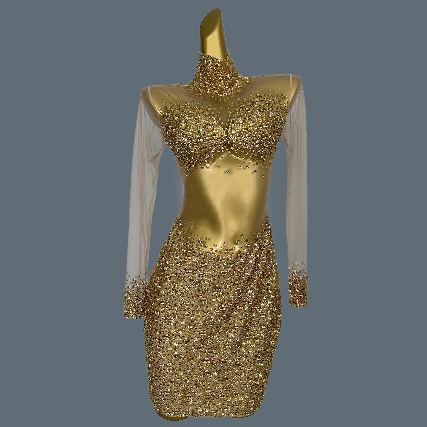 Luxury Red Diamante Short Cocktail Dress Sparkling Crystal Beaded Sexy Mini Dress Vestidos Para Eventos Especial Wangshazuan