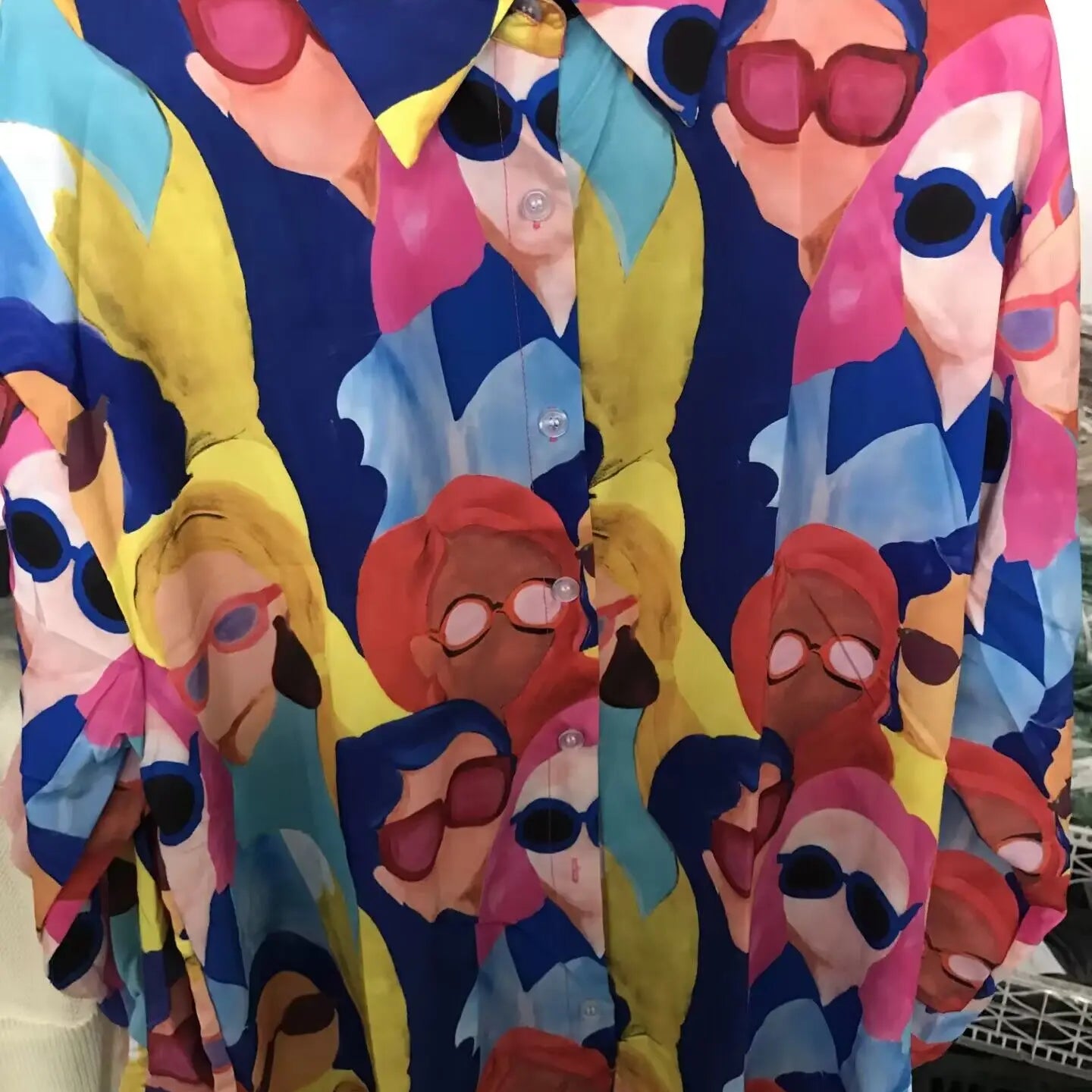 Casual Long Sleeve Turn Down Collar Blouse High Street Tops Fashion Loose Printed Shirt Women Clothes Blusas De Mujer