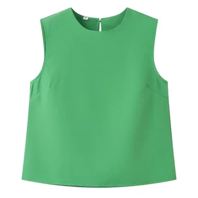 Aonibeier 3D Flowers Women Mini Skirt Suits Traf Summer Sleeveless Blouse Female Crop Top Extreme Short Skirt Sets Y2K