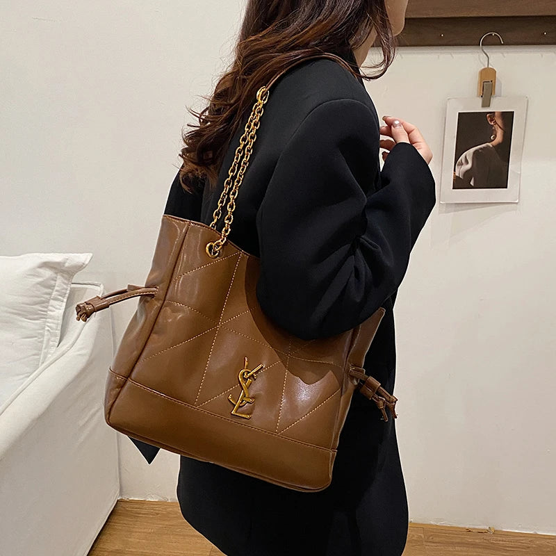 High End Grandeur Craft Women Handbag Vintage Leather Crossbody Bag Luxury Shoulder Tote