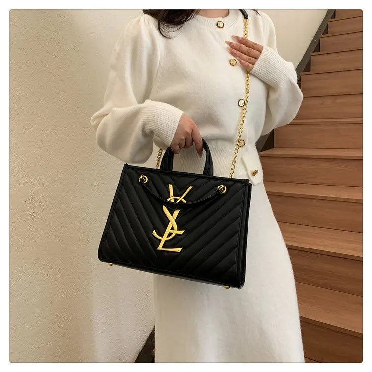 Autumn 2025 Trendy Handbag - Premium Diamond-Quilted Shoulder Bag, Multi-Way Purse for Work & Travel, Women's Fashion Accessory