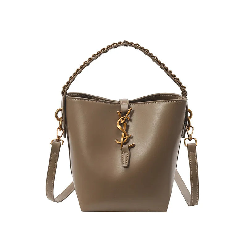 Affordable Luxury Bucket Bag 2025, Designer Women's Tote with Top Handle, Exclusive Crossbody & Shoulder Bag for Work and Casual