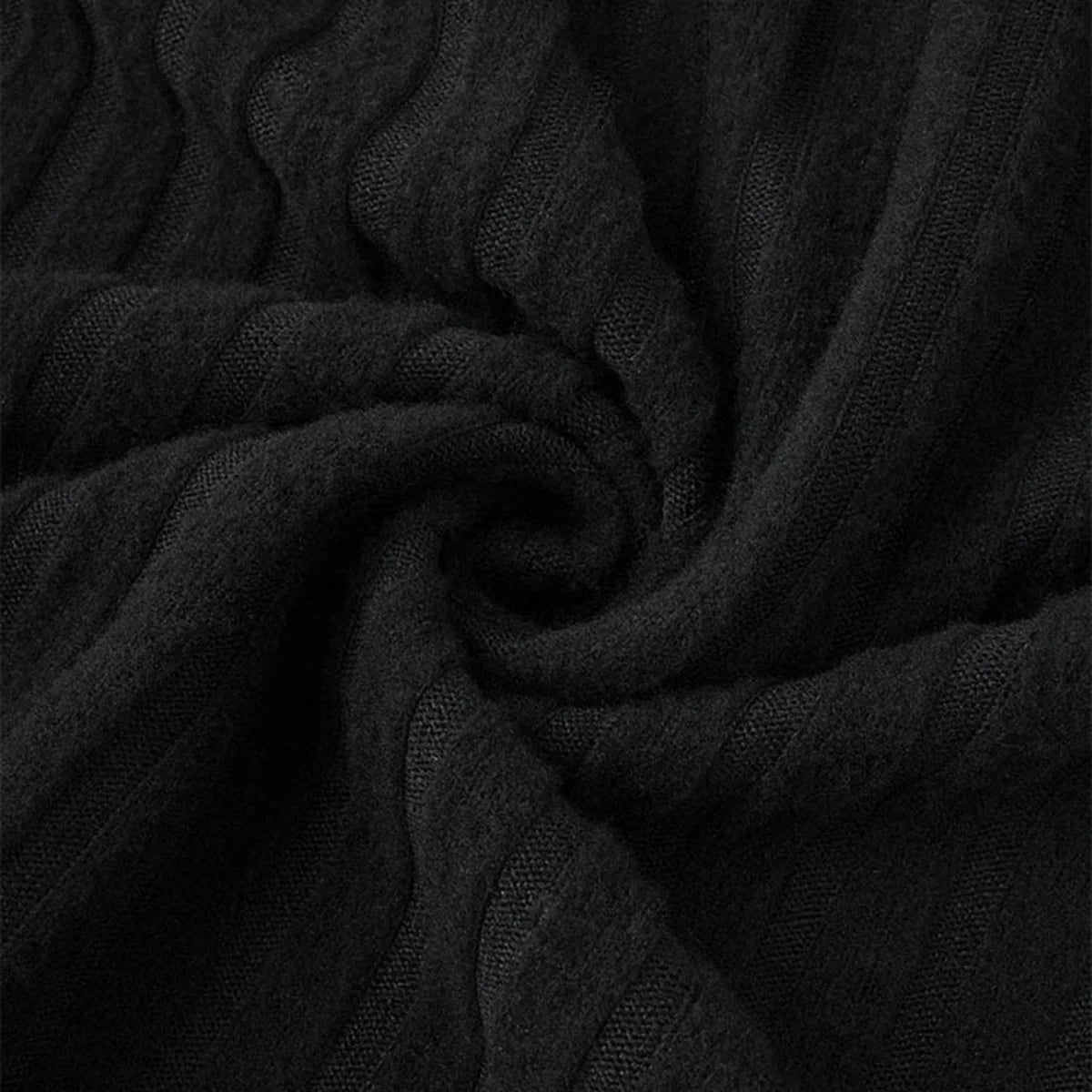 Color-Blocked Ribbed Button Hollow Out Blouse Elegant Women Casual Long Sleeve Loose Fashion Comfy Autumn Commuter Tops