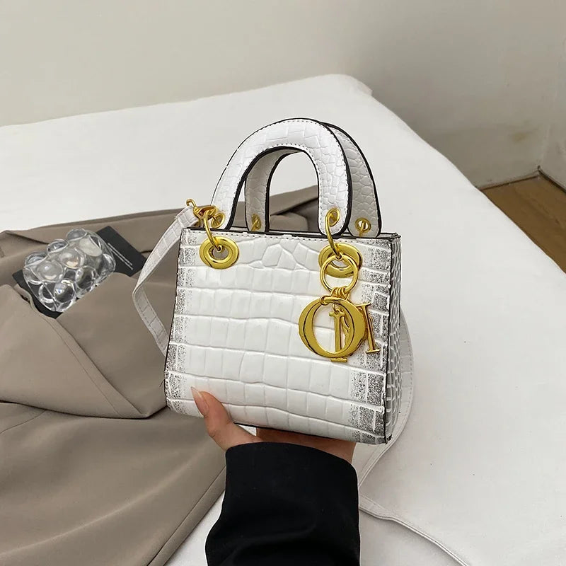 Luxury Brand Women's Leather Messenger Bag For Ladies - Popular Classic Elegant Shoulder Handbag Fashion Item