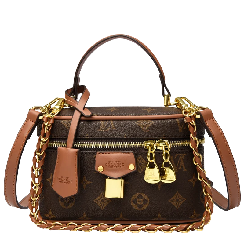 Famous Fashion Women's Zipper Crossbody Bag Paris Designer Inspired Vintage Handbag Suitable For Daily Use