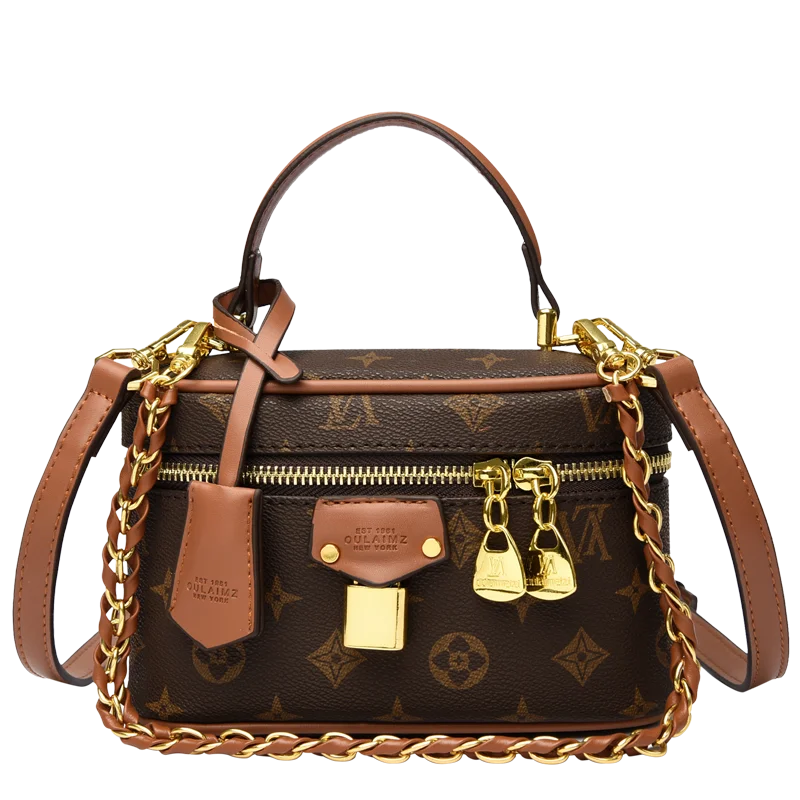 Famous Fashion Women's Zipper Crossbody Bag Paris Designer Inspired Vintage Handbag Suitable For Daily Use