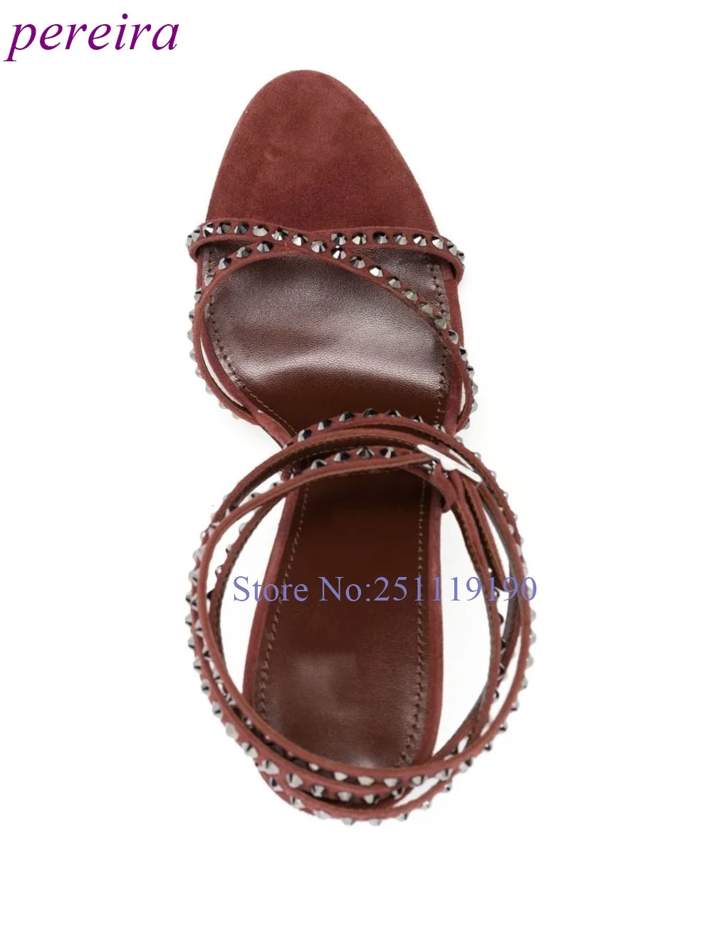 Brown Crystal Heeled Sandals Cross Strap Black High Heels Women Elegant Luxury Designer Shoes Summer 2025 Buckle Strap Sandalias