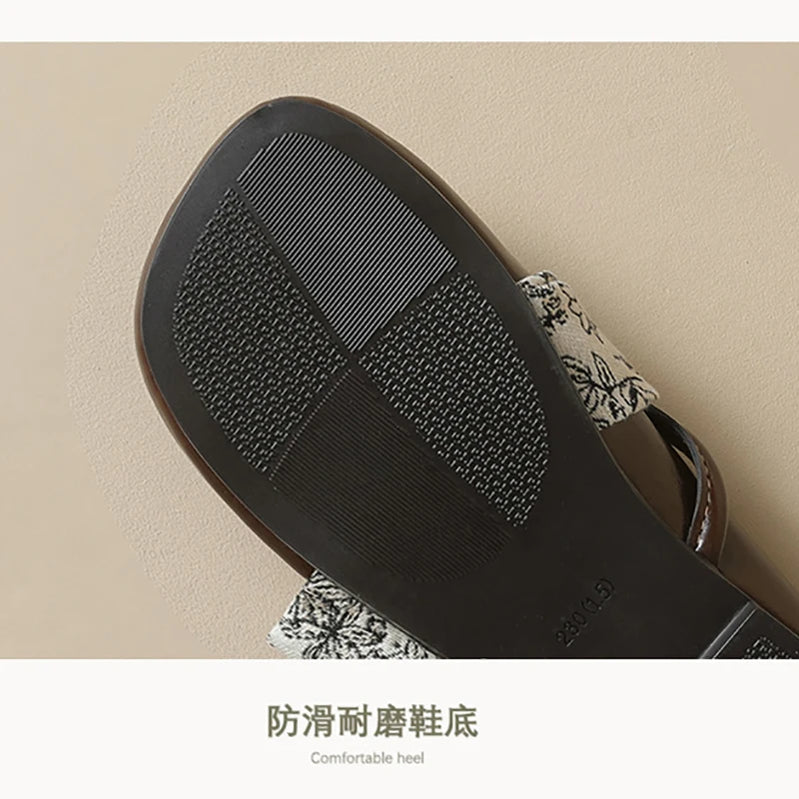 spring women's outdoor shoes Mules Slippers Ladies' casual flat shoes Work shoes Boat shoes Large sizes 41-43