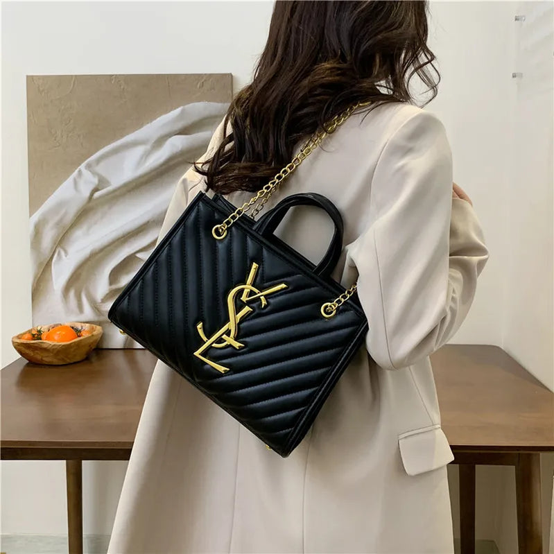 Luxury Brand Women's Handbag, Designer Leather Shoulder Bag For Elegant Ladies, Crossbody Bag Practical Choice