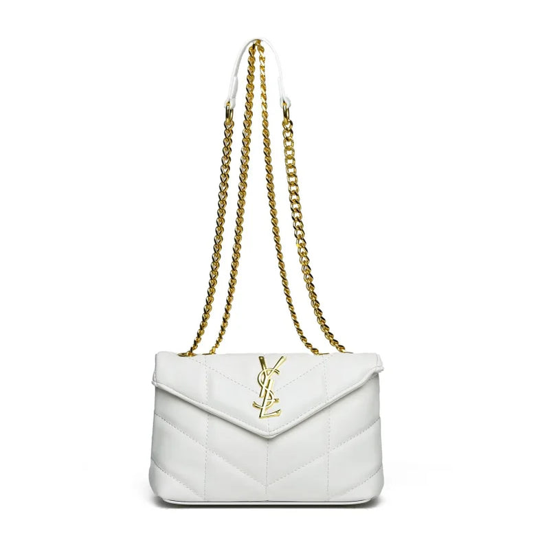 Chic Leather Handbag For Women Crossbody Bag Shoulder Bag Messenger Style Elegant Luxury Brand Famous Designer Ladies