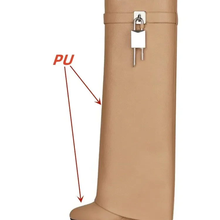 European and American Metal Lock Fasteners for High Tube Skirts, Boot Slopes, Leg Sleeves, Knee Length Boots, Platform Boots