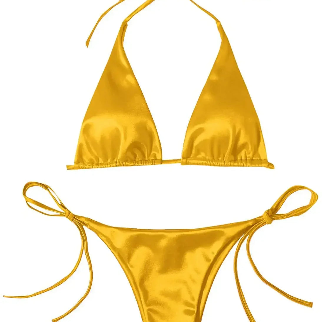 Women Sexy Micro Mini Bikini Thong Halter G-String Bra Bikinis Set Swimwear Backless New High Quality Swimwear Bathing Suits 11