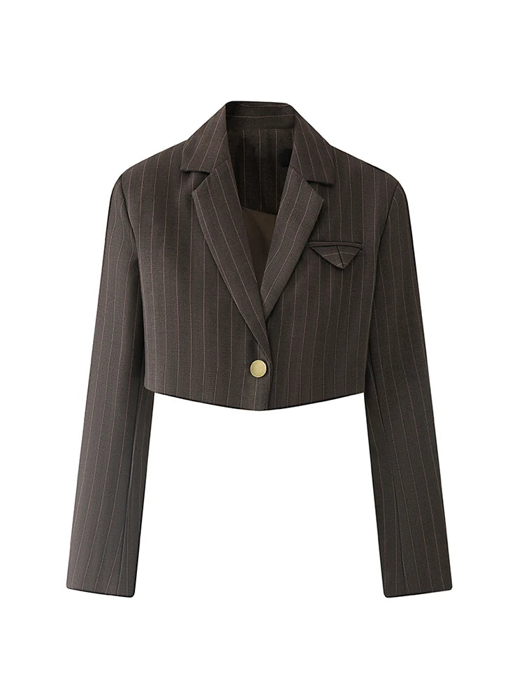 Fall Women Birthday Preppy Style Gyaru Rave Outfits 3 Piece Set Cropped Blazer + Design Vest + High Waist Mini Pleated Skirts