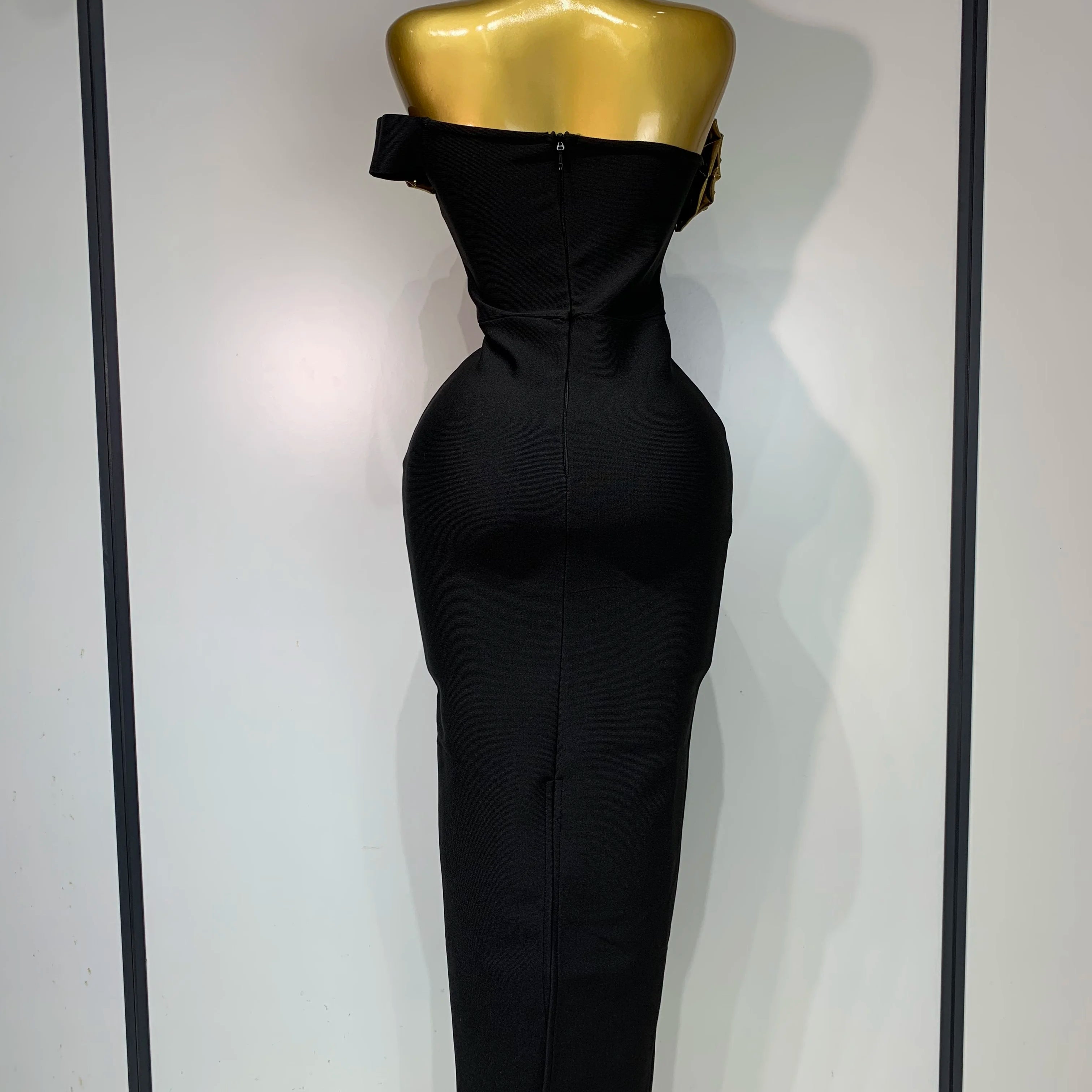 Women Sexy Backless Flower One Shoulder Long Bodycon Bandage Dress 2025 Celebrity Elegant Evening Party Luxury Birthday Dresses