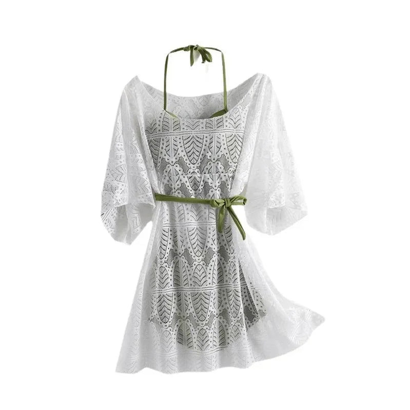 2 Colors Swimwear Women Sexy One Piece Swimsuit Female Korean Long Sleeve Bathing Suit High Waist Hollow Monokini bikinis