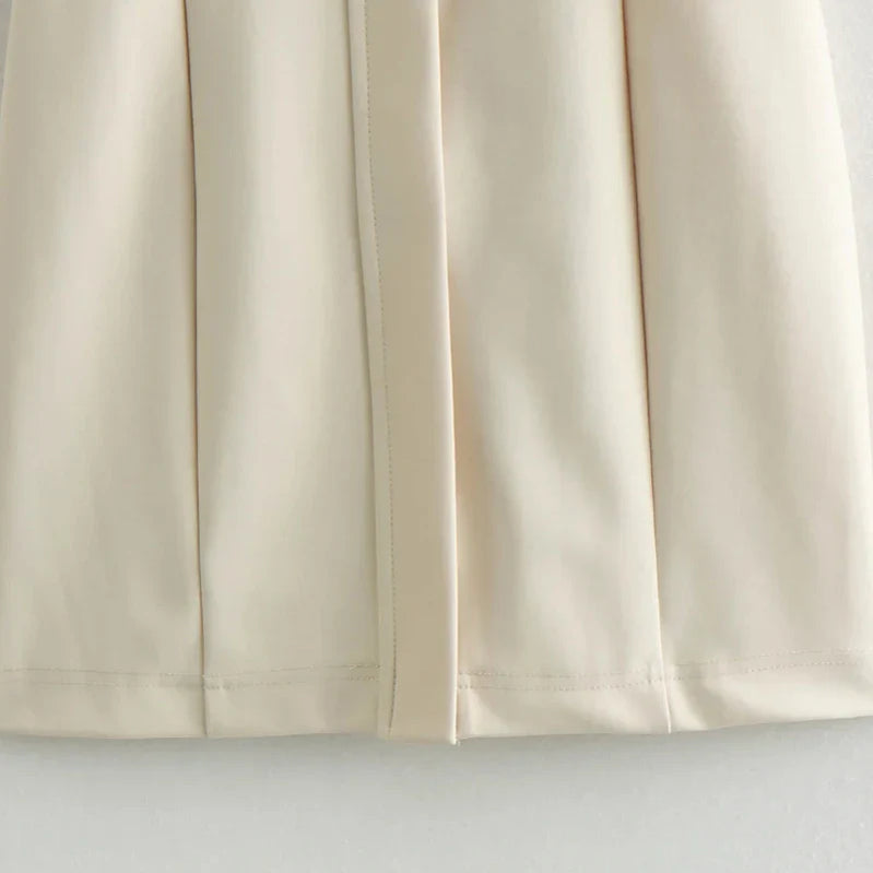 TRAF Midi Dress Womens Dresses Spring Summer O-Neck Short Sleeves Dresses New In Dress Party Dresses Women Elegant Luxury