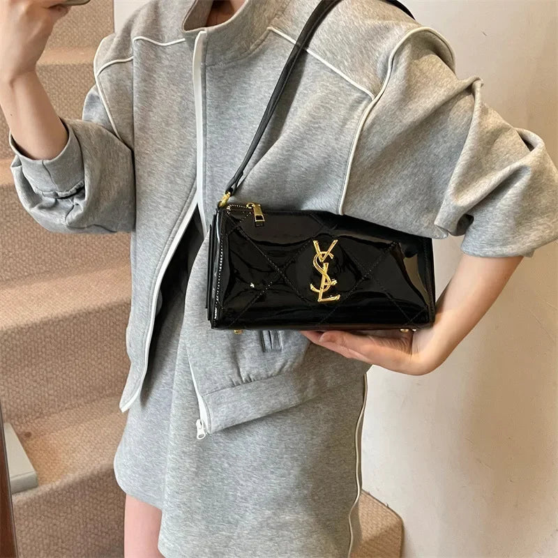 Luxury Brand New Women's Bag - Premium Niche Stylish, Exquisite Chain Mini Square, Versatile Shoulder Bag
