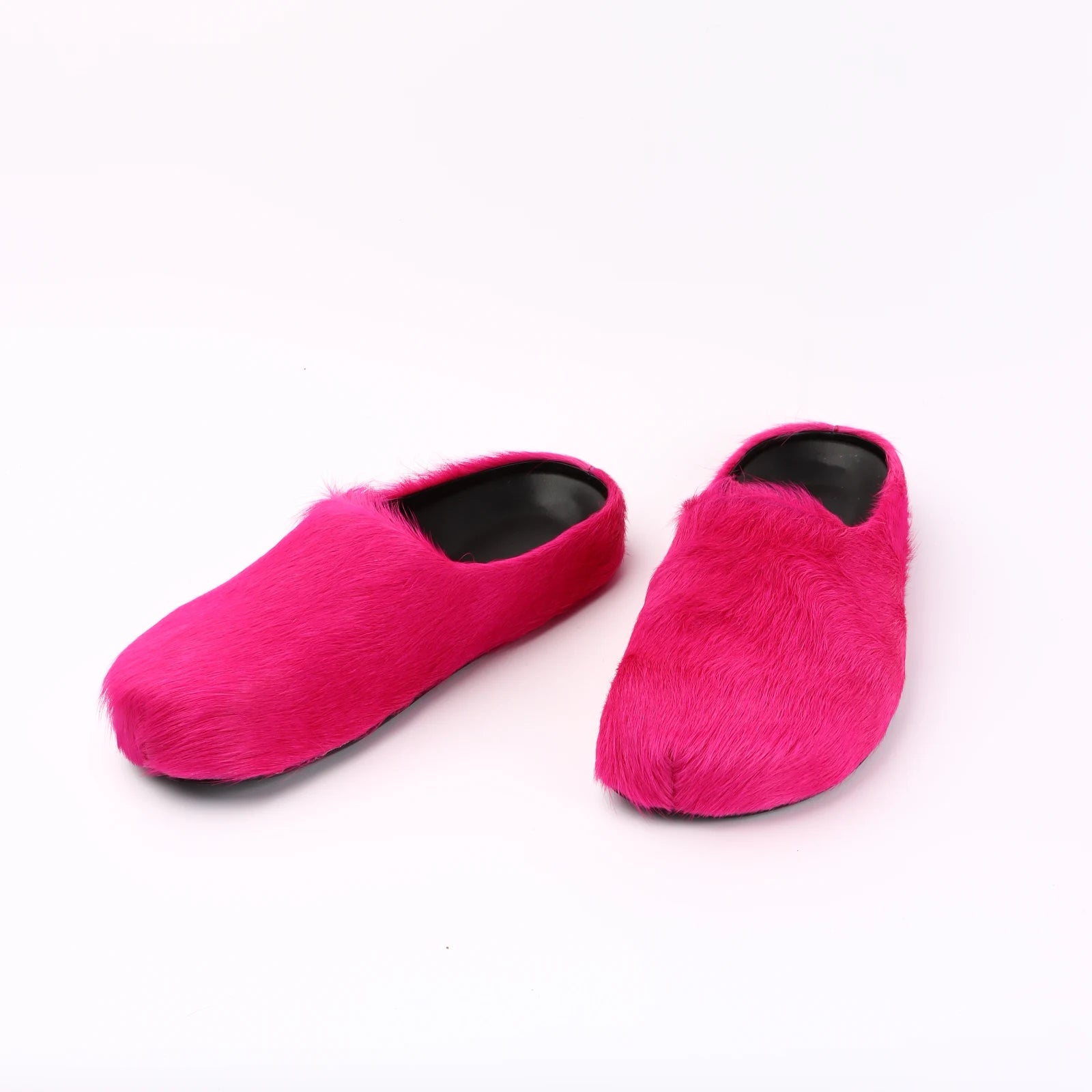 Designer Brand Handmade Rhinestone Flat Sandals Black Slippers Casual Vacation Loafers Shoes Women's Wedding Dress Shoes rose red