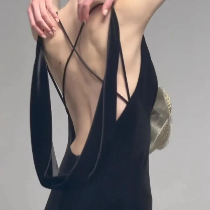 High Quality Women Sleeveless Sexy V-Neck Golden Florals Bodycon Long Dress Backless Vintage Evening Party Celebrate Dress